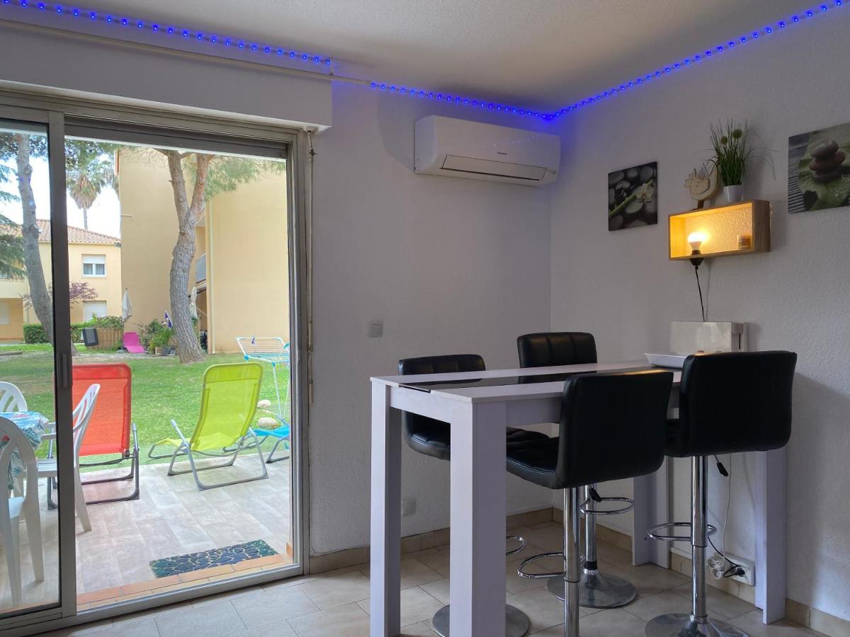 T2 Rdc A Canet En Roussillon Europa 4 Pers ,Piscine,Clim, Tennis, Parking Exteriér fotografie
