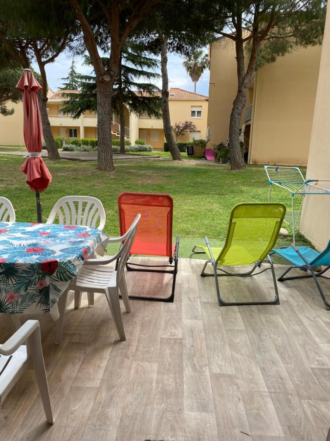 T2 Rdc A Canet En Roussillon Europa 4 Pers ,Piscine,Clim, Tennis, Parking Exteriér fotografie