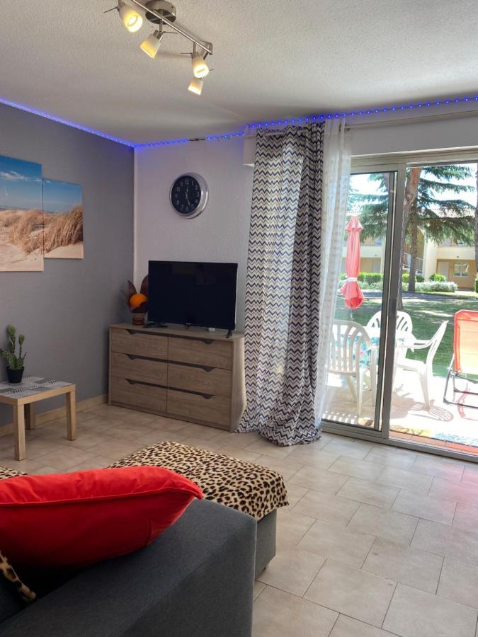 T2 Rdc A Canet En Roussillon Europa 4 Pers ,Piscine,Clim, Tennis, Parking Exteriér fotografie
