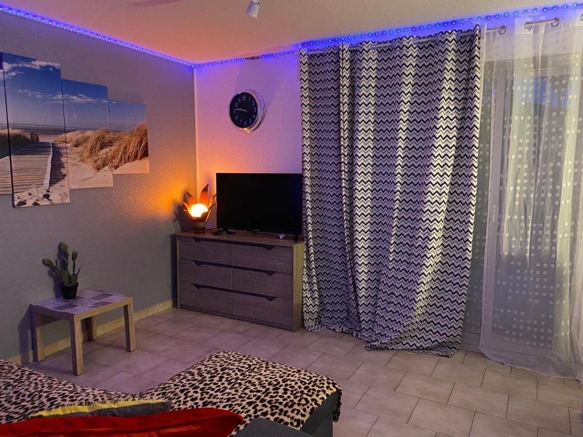 T2 Rdc A Canet En Roussillon Europa 4 Pers ,Piscine,Clim, Tennis, Parking Exteriér fotografie