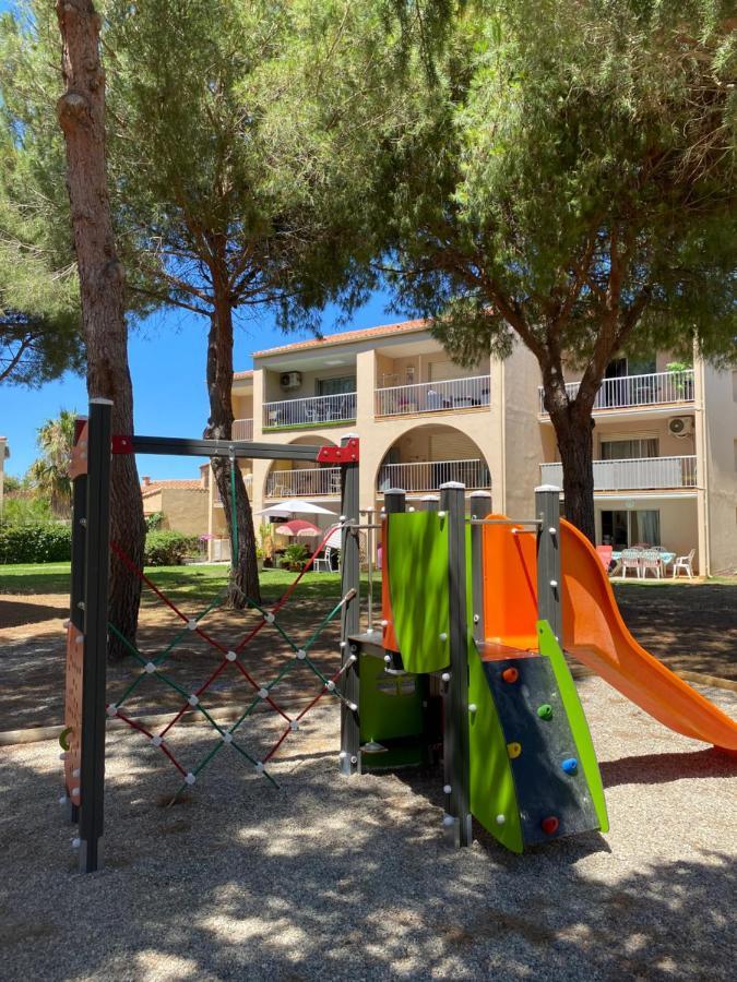 T2 Rdc A Canet En Roussillon Europa 4 Pers ,Piscine,Clim, Tennis, Parking Exteriér fotografie
