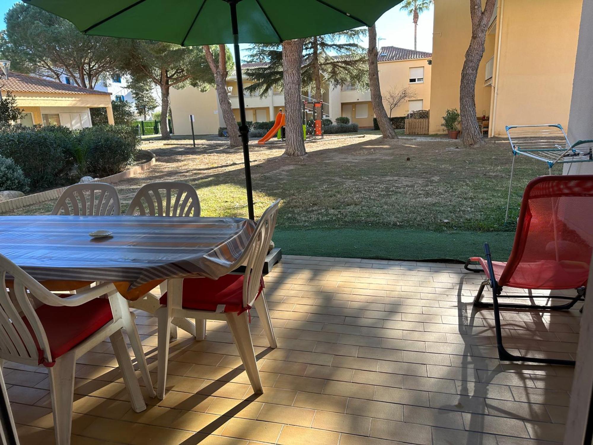 T2 Rdc A Canet En Roussillon Europa 4 Pers ,Piscine,Clim, Tennis, Parking Exteriér fotografie