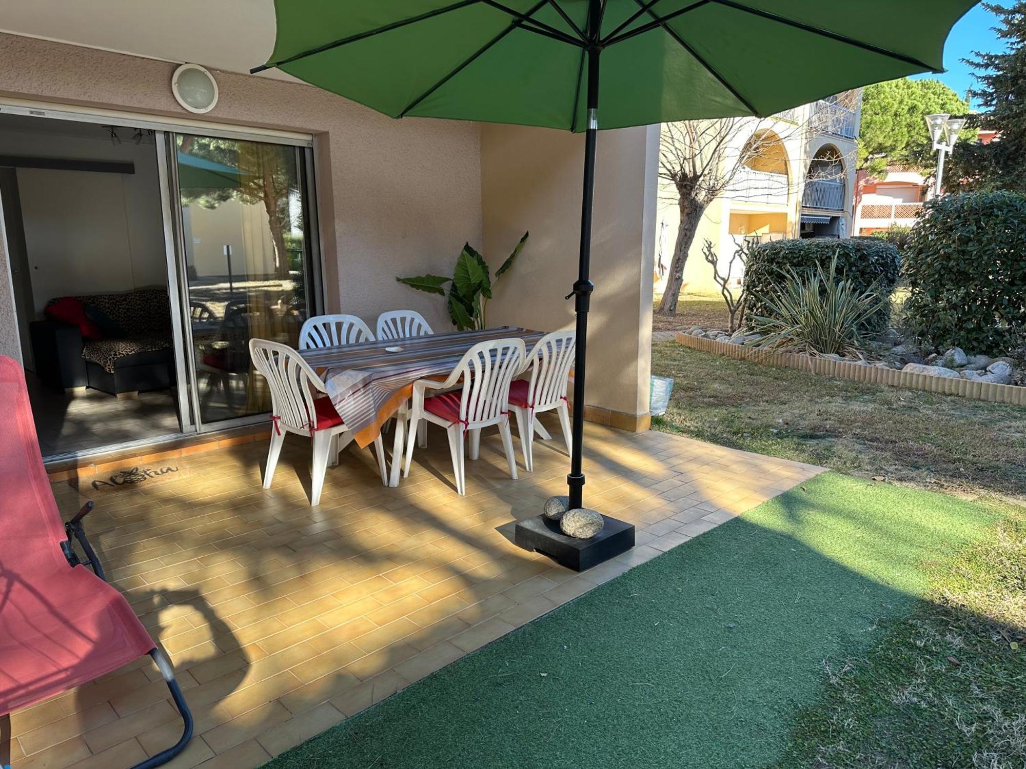 T2 Rdc A Canet En Roussillon Europa 4 Pers ,Piscine,Clim, Tennis, Parking Exteriér fotografie