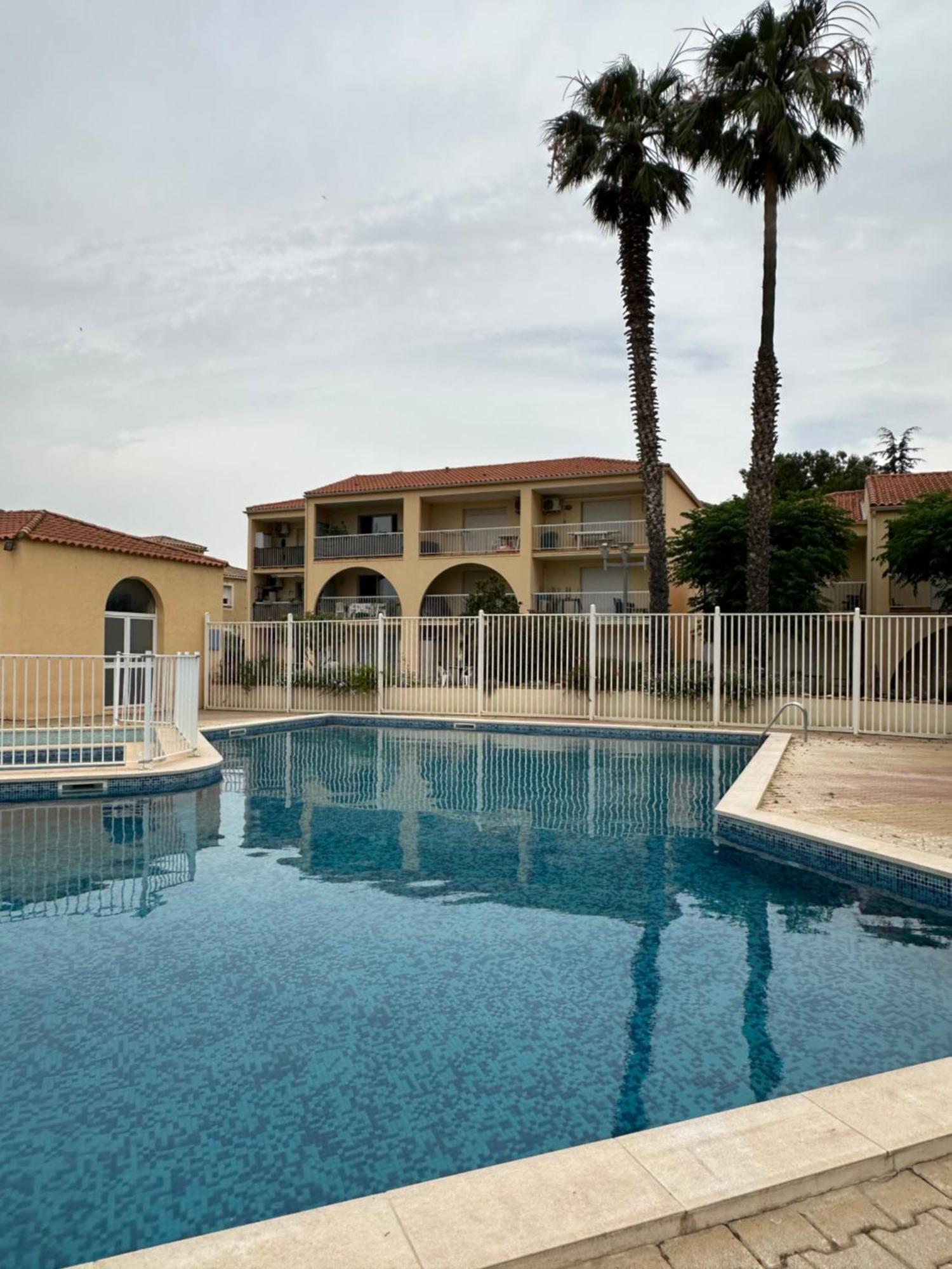 T2 Rdc A Canet En Roussillon Europa 4 Pers ,Piscine,Clim, Tennis, Parking Exteriér fotografie